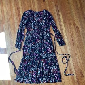 Gap- Fake Wrap Dress- Size 14 Tall